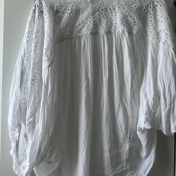 White bohemian blouse - Picture 4 of 5